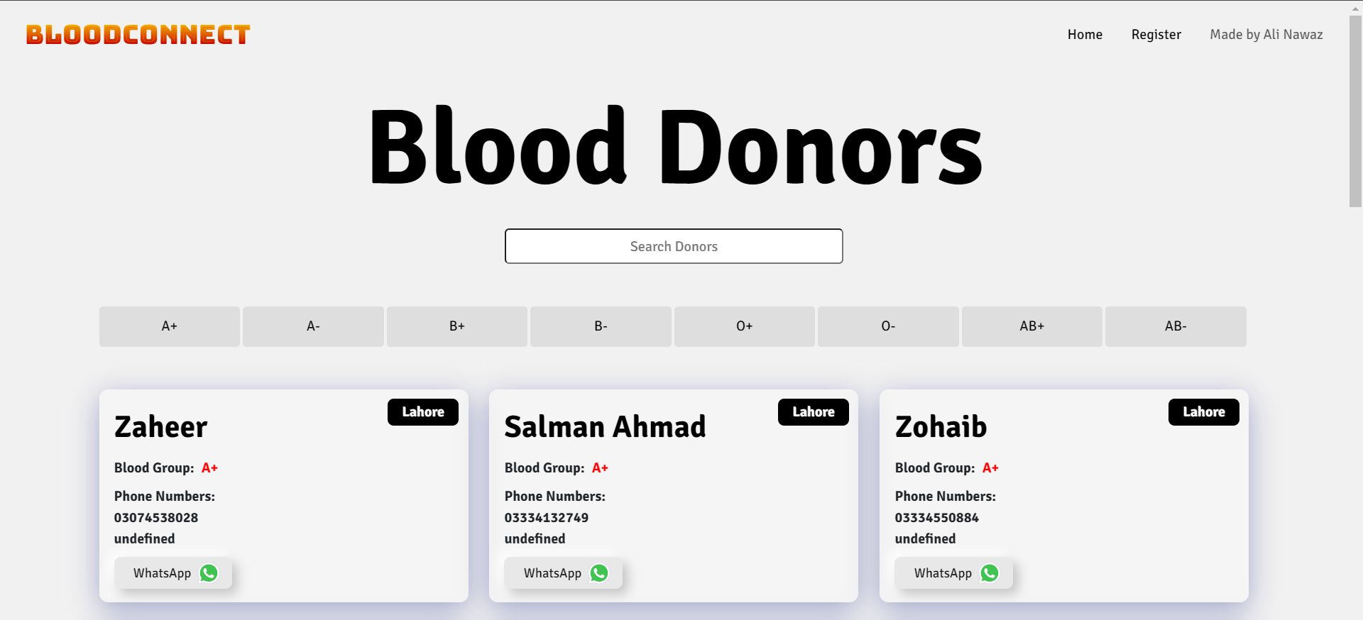 BloodConnect